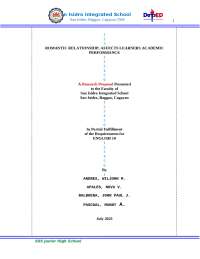 Romantic Relationship Affects Academic Performance