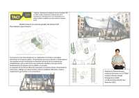 Esquema montante de la estructura en la plaza