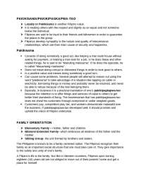 Filipino Values: Pakikisama, Family Orientation, and Hospitality