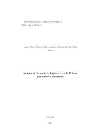 Resolução de Equações de Laplace e Poisson por Métodos Numéricos: Método de Relaxamento - 