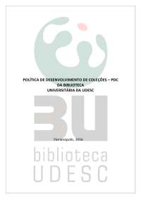Política de Seleção e Aquisição de Materiais para Bibliotecas Universitárias