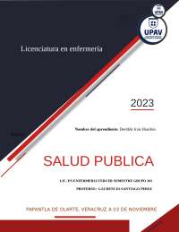 Estadística en Salud Pública: Análisis de Datos en la Licenciatura de Enfermería