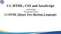 HTML Forms and JavaScript