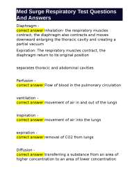 Respiratory Test Q&A: Understanding Conditions & Diagnostic Tests