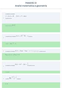 ANALISI MATEMATICA E GEOMETRIA | NUOVO PANIERE + INEDITE | UniMercatorum | L-41/L41 | 2024