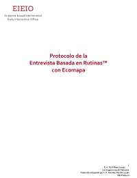 Protocolo de la
Entrevista Basada en Rutinas
con Ecomapa
