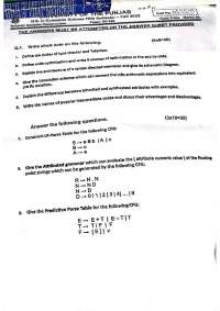BS CS 2022 Past Paper