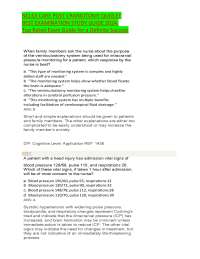 NCLEX Care Post Craniotomy: Quizlet Study Guide for Nursing Exams in 2024