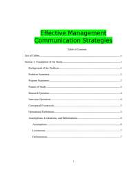 Effective Communication Strategies for Employee Engagement and Productivity: A Case Study
