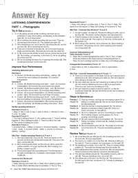 English Language Learning Material: Homophones, Main Ideas, and Listening Comprehension - 