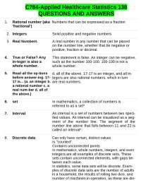Understanding Different Types of Numbers and Data in Mathematics and Statistics