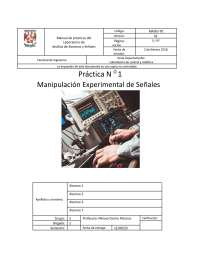 Manual de prácticas del Laboratorio de Análisis de Sistemas y Señales
