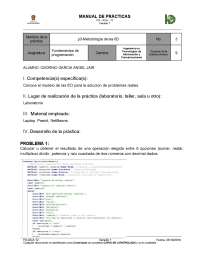 Ejercicios de programacion UML