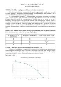 Lista de Exercícios - Microeconomia - Demanda, Oferta e Equilíbrio de Mercado - UFLA
