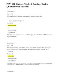 PSY_104 Quizzes Week 4 Reading Review