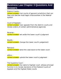 Business Law Chapter 3 Questions And Answers