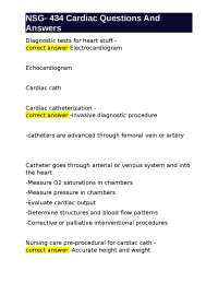 Cardiac Defects: Questions and Answers