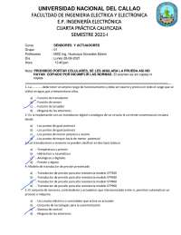 practica calificada correspondiente a la cuarta evaluacion, seccion de preguntas