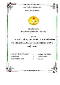 Tài chính tiền tệ, những vấn đề liên quan về tiền tệ Nhật Bản