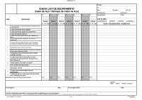 Checklist de Equipamento (Cabo de Aço / Estropo de Cabo de Aço)