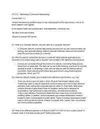 Networking 2 (Advanced Networking) quiz