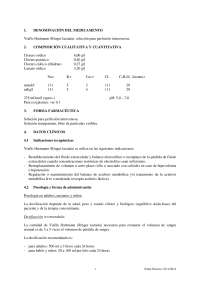 Ficha técnica del medicamento Viaflo Hartmann (Ringer lactada)