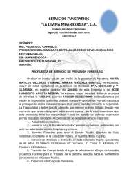 servicios funerarios