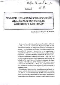 Programa de terapia voltado a gagueira