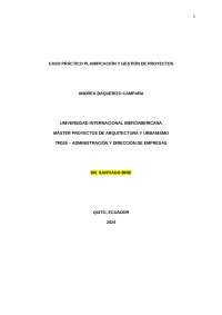 Caso práctico de la materia Administración de empresas