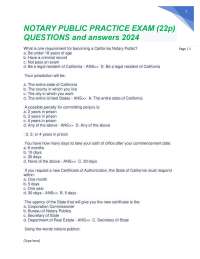 California Notary Public Laws and Procedures