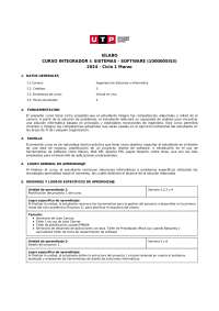 silabo curso integrador 1