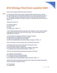 Biology Quiz: Understanding Living Things and Scientific Processes