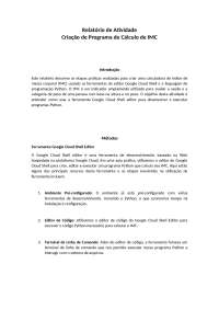 Rascunho - Programa de Calculo de IMC