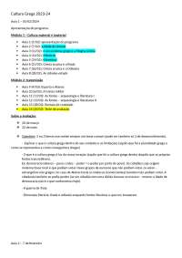 Cultura Material e Imaterial: Idade de Bronze e Cultura Minoica na Grécia