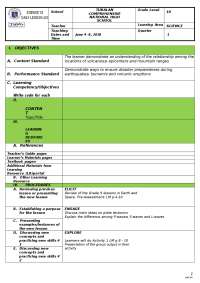 Disaster Preparedness for Earthquakes, Tsunamis, and Volcanic Eruptions