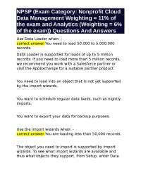 Salesforce NPSP Data Management & Analytics Exam Prep: Avoiding Duplicates, Triggers Off