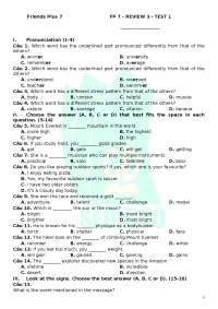 Pronunciation and Grammar Practice for English Learners