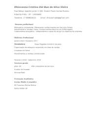 Currículo Profissional de Dhiovanna Cristina Del Bue da Silva Vieira
