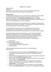 Ruhe- und Aktionspotenzial, Refraktärzeit, Ionenverteilung und Glossar über Fachbegriffe