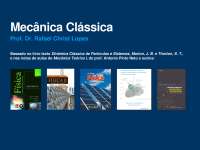 Dinâmica Clássica de Partículas e Sistemas: Gravitação