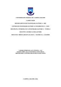 Laboratório de Alta Tensão da Universidade Federal de Campina Grande - Prof. Acioli Junior
