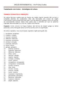 Cognatos e Falsos Cognatos