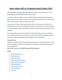 NR224 HEART FAILURE (HF) OR CONGESTIVE HEART FAILURE(CHF) STUDY GUIDE VAS NOTES(New, 2024)