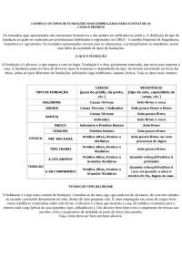 Tipos de Fundações: Baldrame, Sapata e Radier