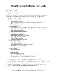 NR 224 FUNDAMENTALS EXAM 3 STUDY GUIDE(New, 2024): CHAMBERLAIN COLLEGE OF NURSING