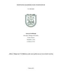 Mistrz i Małgorzata - satyra