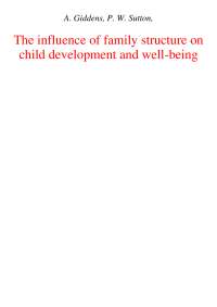 Family Structure's Impact on Child Development & Well-being: A Comprehensive Analysis