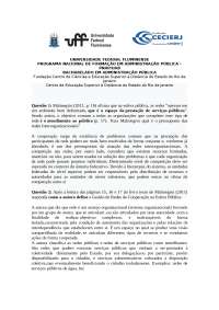 Redes Interorganizacionais na Esfera Pública