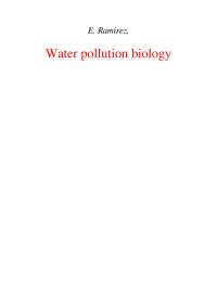 Water pollution biology
