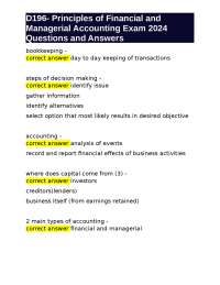 2024 Accounting Exam: Income Statement, Vertical Analysis, Budgeting & Financial Statement